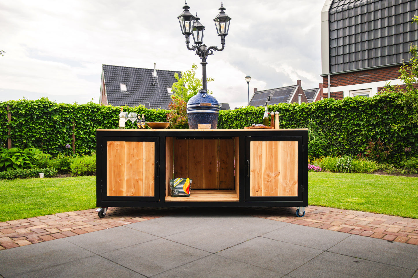 Buitenkeuken | Metalen Frame| 256CM