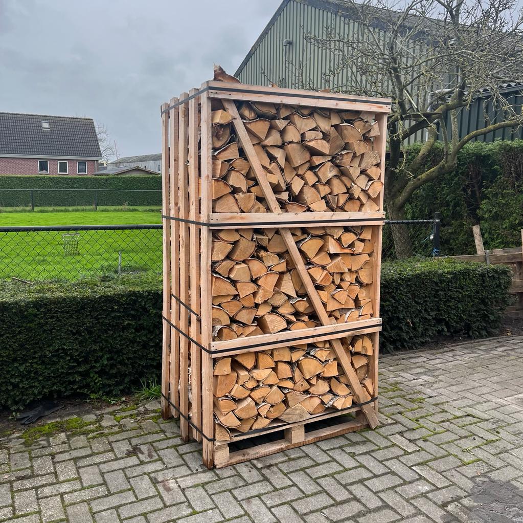 Ovengedroogd Berkenhout - 1.8 Kuub